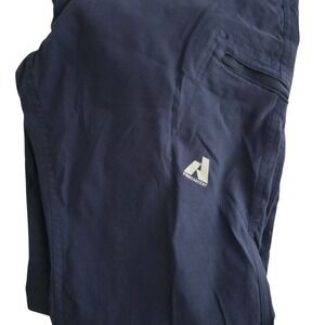 Eddie Bauer Womens T8 First Ascent Hiking Pants Navy Blue Nylon Spandex Outdoor